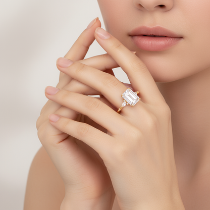 Eternal Light Moissanite Ring (3.5 Carat)